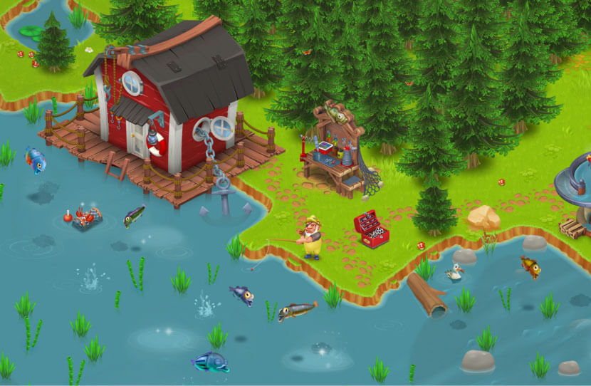 Hay Day - Spring Fishing Event Gameplay 